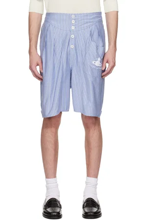 Vivienne Westwood Blue & White Romario Shorts