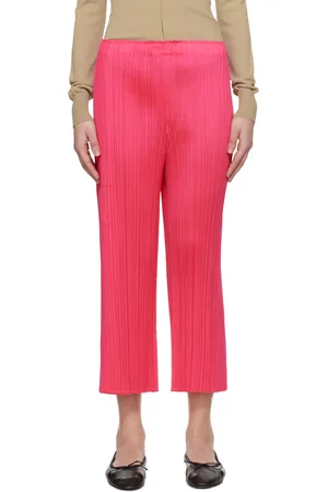 PLEATS PLEASE ISSEY MIYAKE Pink Monthly Colors March Trousers