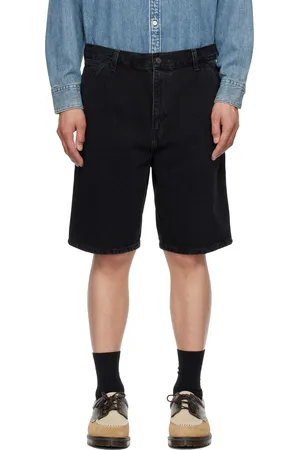 Carhartt Black Single Knee Denim Shorts