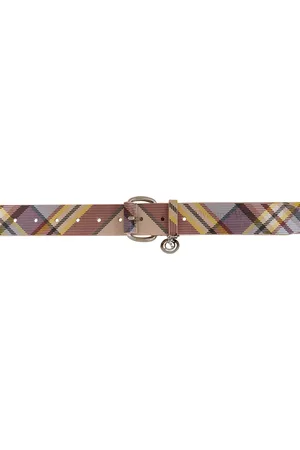 Vivienne Westwood Pink Wide Alex Charm Belt