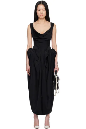 Vivienne Westwood Black Sunday Garden Maxi Dress