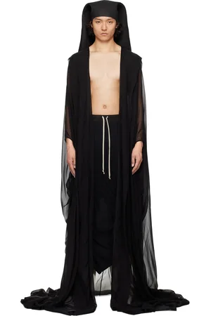 Rick Owens Black Hollywood Allahnah Coat