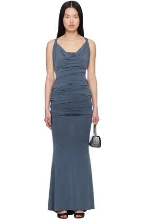 Vivienne Westwood Navy Liz Jersey Maxi Dress