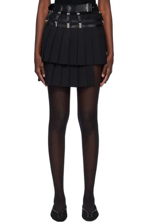 NOIR KEI NINOMIYA Wool Polyester Gabardine Miniskirt