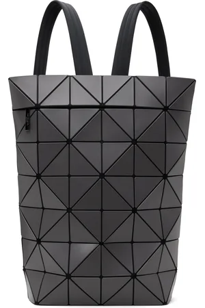 Issey Miyake Gray Blocky Backpack