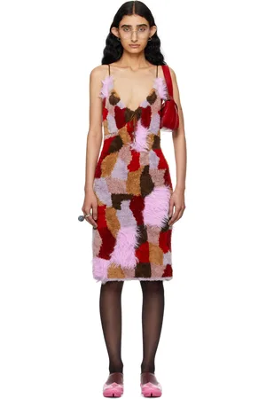 Kiko Kostadinov Multicolor Orpheus Midi Dress