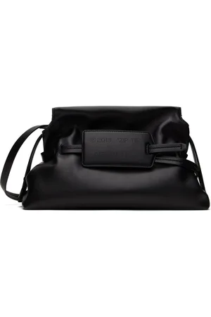 OFF-WHITE Black Zip Tie Clutch