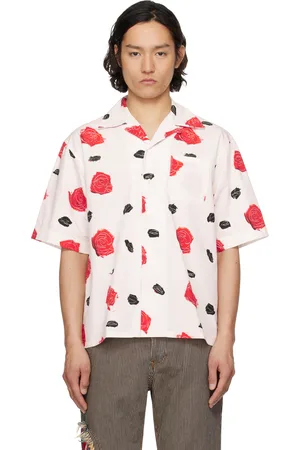 Marni White Iris Heavy Poplin Shirt