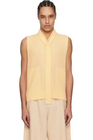 Issey Miyake Off-White Turbine Vest