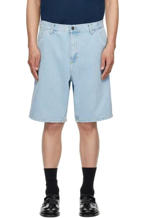 Carhartt Blue Single Knee Denim Shorts