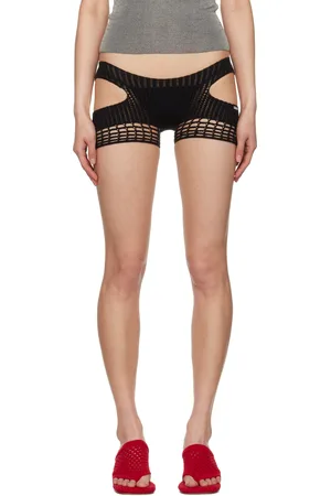 Isa Boulder Black Quarter Mini Shorts
