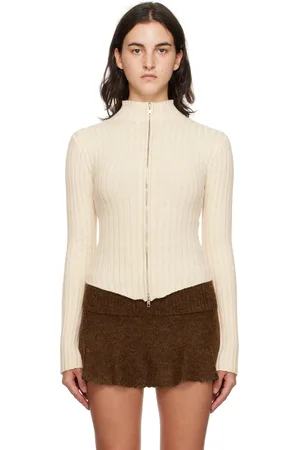 DANIELLE GUIZIO Off-White Nell Cardigan