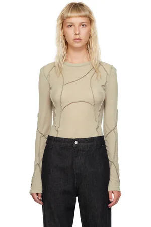 HELIOT EMIL Khaki Crysophere Long Sleeve T-Shirt