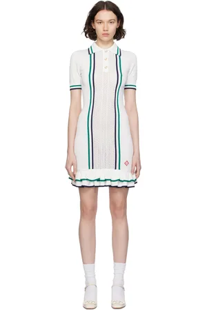 Casablanca Off- Button Minidress