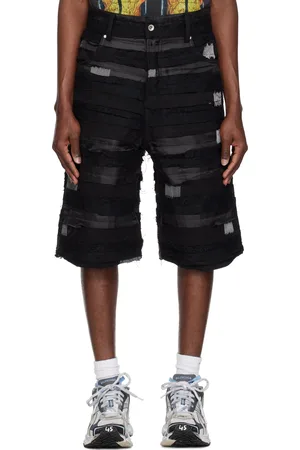Who Decides War Black Interwoven Shorts