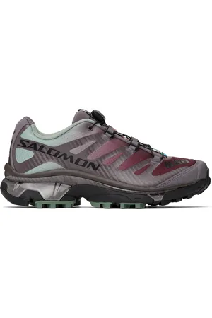 Salomon Burgundy & Green XT-4 OG Sneakers