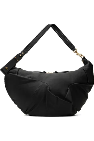 Vivienne Westwood Black Large Agnes Shoulder Bag
