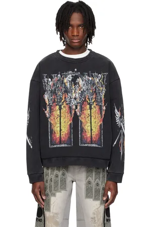 Who Decides War Black Ember Chapel Crewneck Sweatshirt
