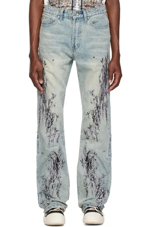 Who Decides War Blue Scratched Jeans