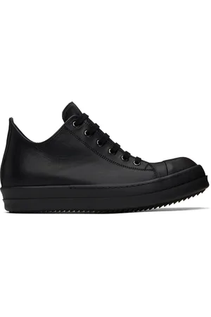 Rick Owens Black Hollywood Low Sneakers