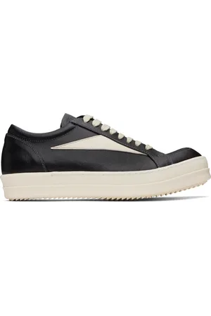Rick Owens Black Hollywood Vintage Sneakers