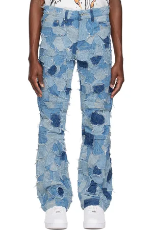 Who Decides War Blue Boro Moto Jeans