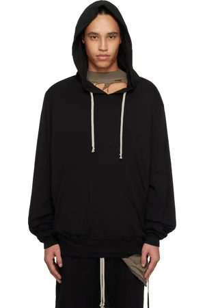 Rick Owens Black Hollywood Oversized Hoodie