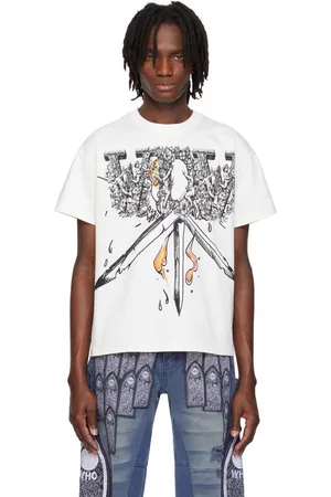 Who Decides War White Darth T-shirt