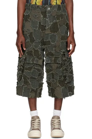 Who Decides War Green Field Camo Cargo Shorts