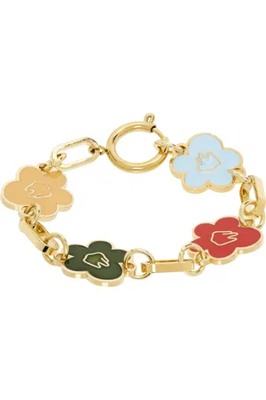 In Gold We Trust Flower Bracelet