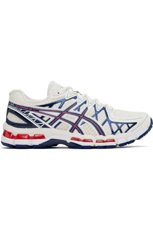Asics Off-White & Blue GEL-KAYANO 20 Sneakers