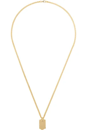 In Gold We Trust SSENSE Exclusive Dog Tag Necklace