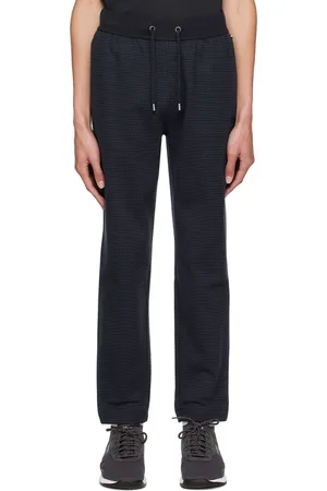 HUGO BOSS Navy Check Lounge Pants