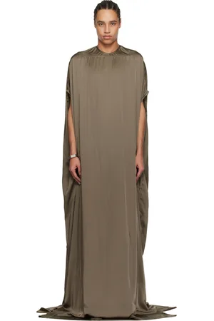 Rick Owens Gray Hollywood Tommy Gown Maxi Dress