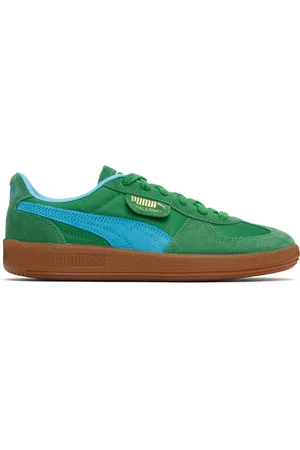 PUMA Green Palermo Vintage Update Sneakers