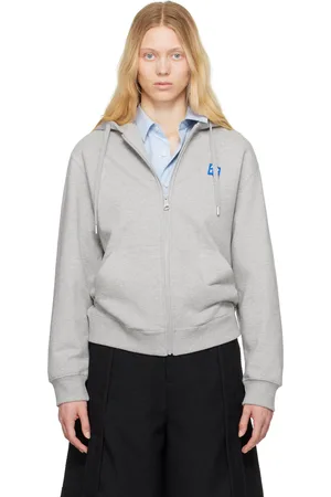 Ader Error Gray Sig; TRS Tag 01 Zip-Up Hoodie