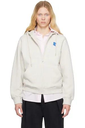Ader Error Gray Sig; TRS Tag 01 Zip-Up Hoodie