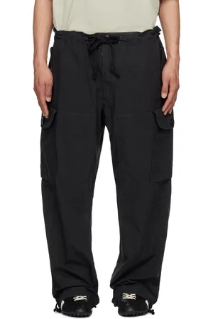 Maison Margiela Black Drawstring Cargo Pants