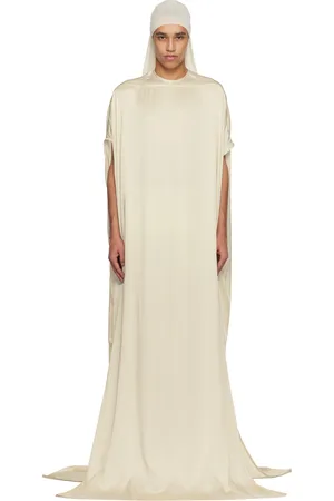 Rick Owens Off-White Hollywood Tommy Gown Maxi Dress