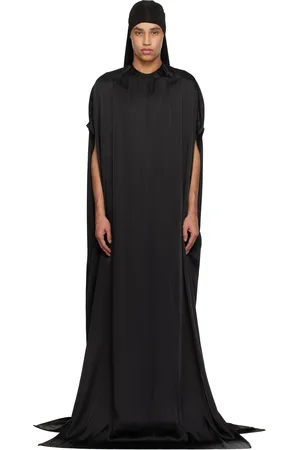 Rick Owens Black Hollywood Tommy Gown Maxi Dress