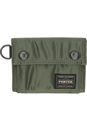 PORTER-YOSHIDA & CO Green Tanker Pocket Wallet