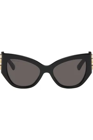 Balenciaga Black Cat-Eye Sunglasses