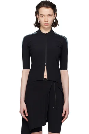 JOHANNA PARV Black Zip Top