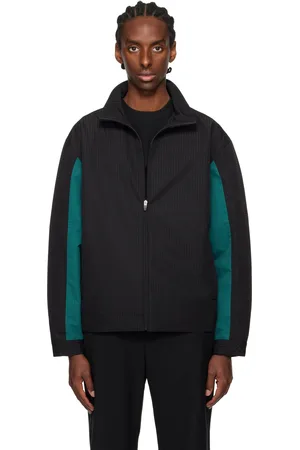 Metalwood & Green Textured Tour Jacket