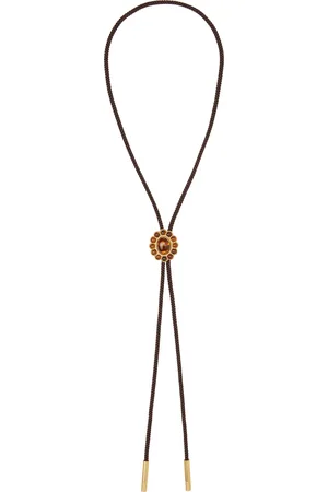 SOSHIOTSUKI Brown Loop Bolo Tie