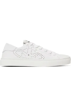 Vivienne Westwood White Low Top Soft Punch Sneakers