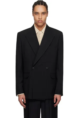 mfpen Black Double Breasted Blazer