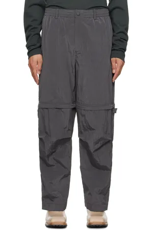 Solid Gray Extension Light Trousers