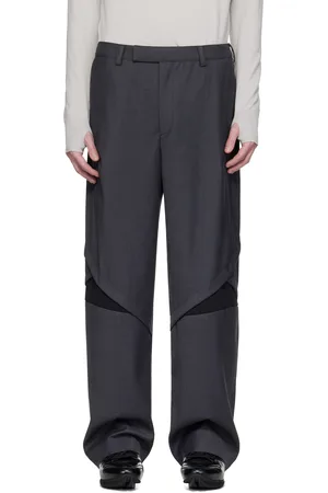 J EONGL I Gray Slash Trousers