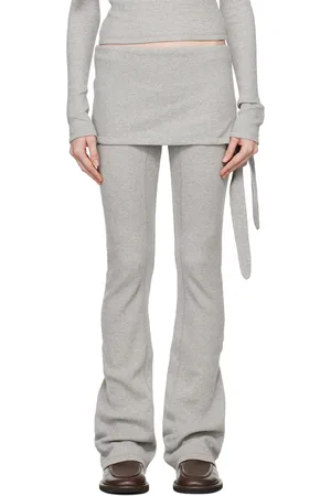 OPEN YY Gray Waffle Layered Lounge Pants
